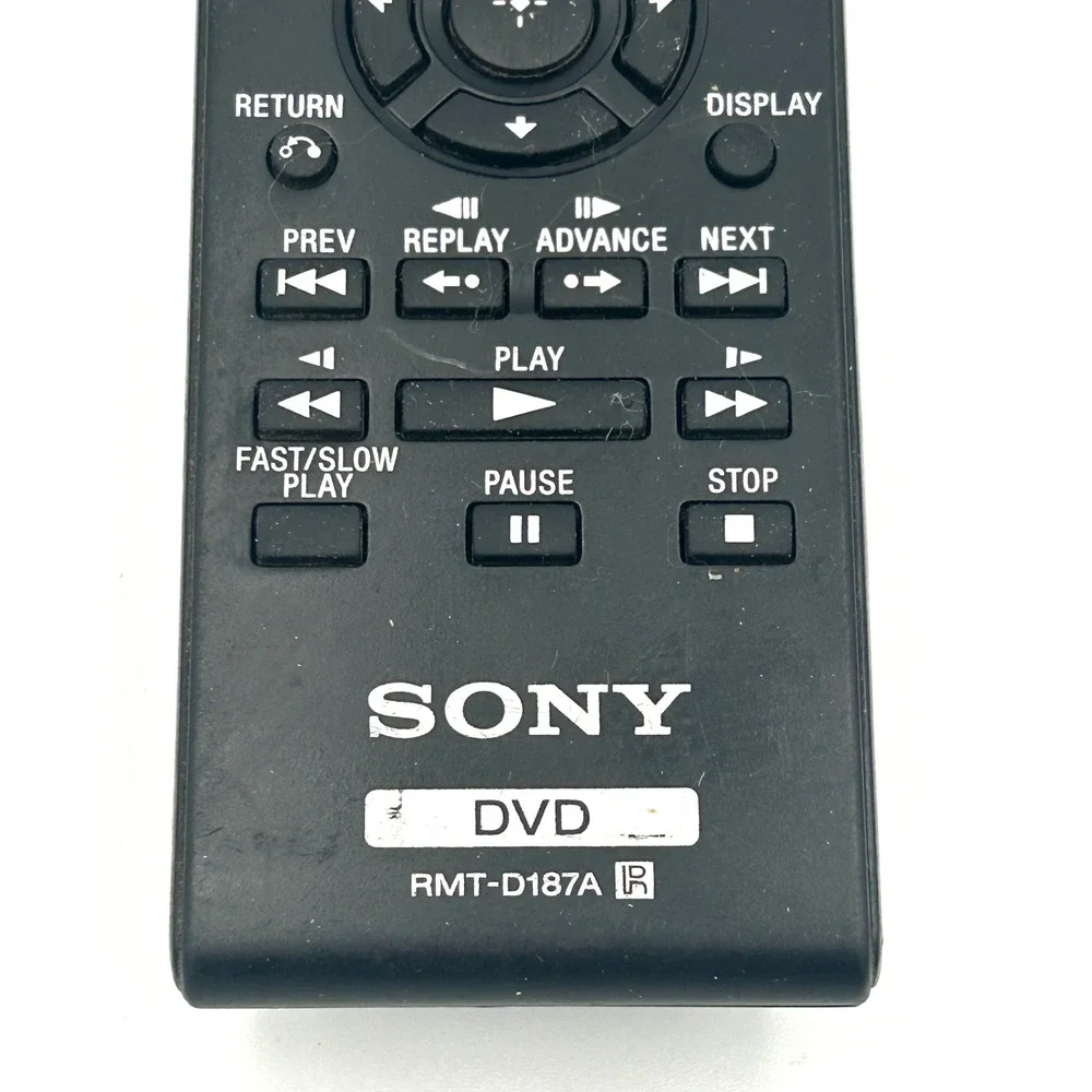 Genuine Sony DVD Player Remote RMT-D187A‎ OEM Tested Works DVP-NS710H CX777ES